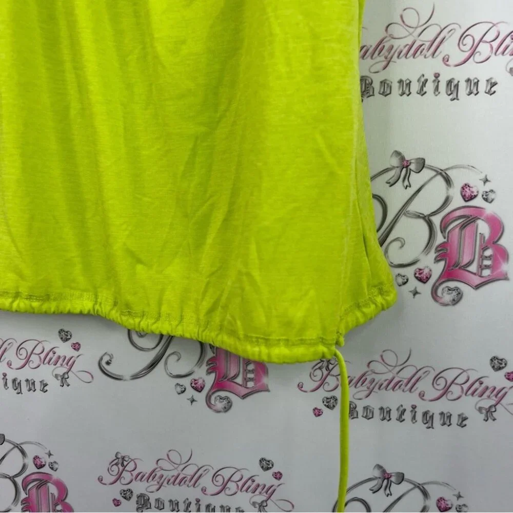Oldnavy active tank top neon bright green Vibrant Yellow Women's Tank Top